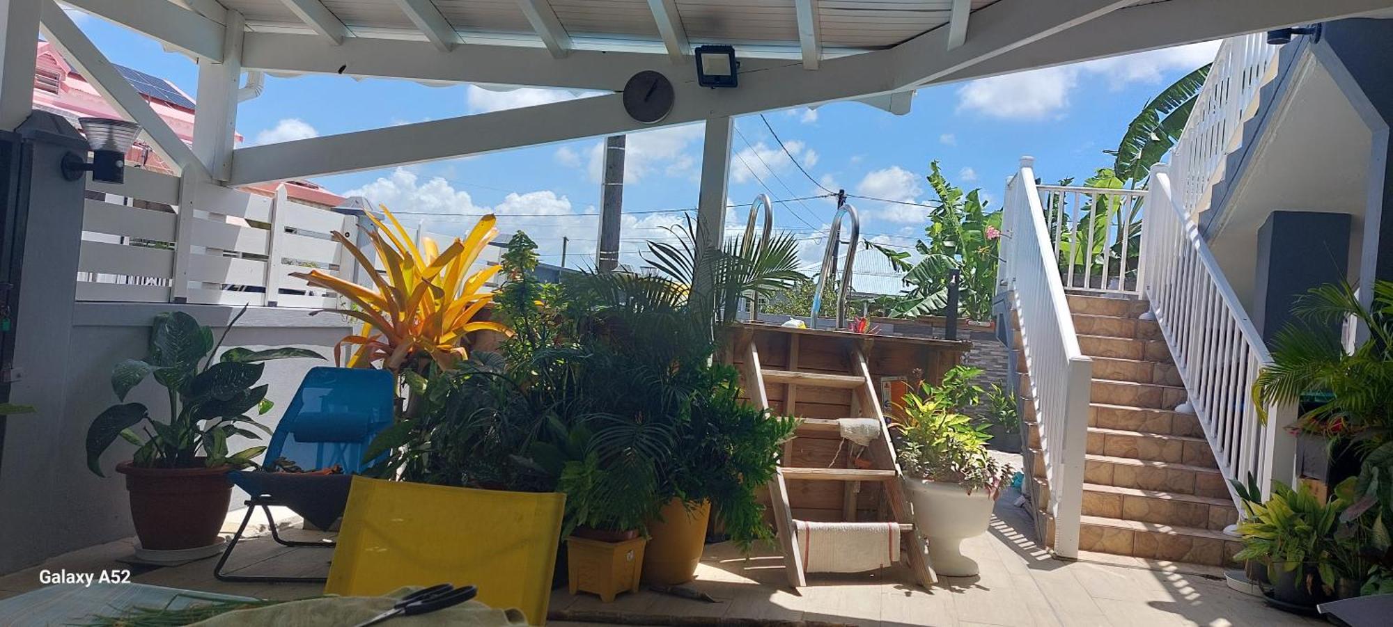Haut De Villa Agreable Et Paisible Climatise, Wifi Anse-Bertrand Dış mekan fotoğraf